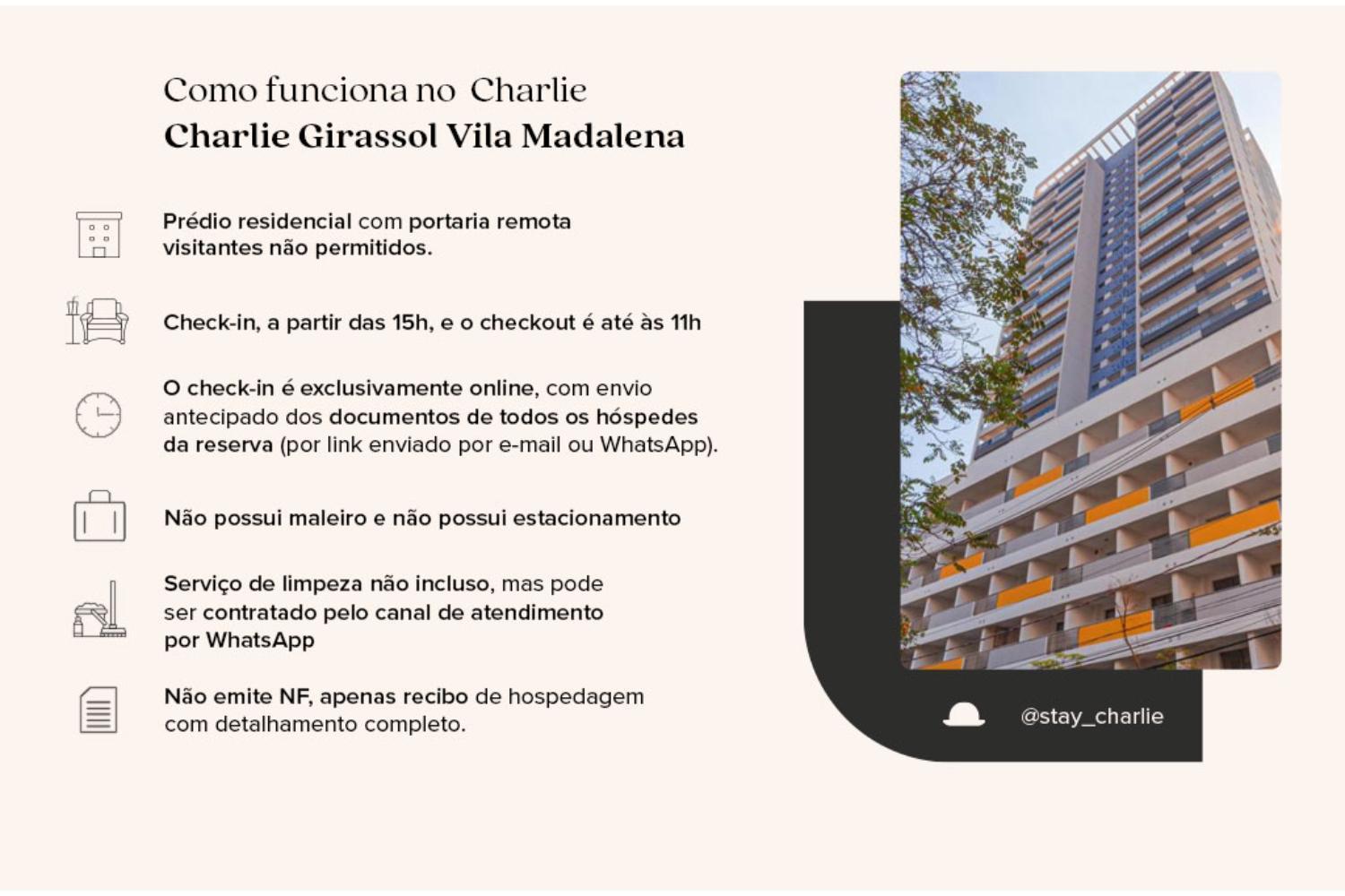 Charlie Girassol Vila Madalena Lejlighed São Paulo Eksteriør billede